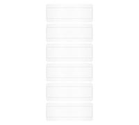 Angoily Présentoir d'Échantillons d'Ongles Plastique 6 Pièces 50 Couleurs Nuancier Vernis Palette Capsules pour Entraînement Nail Art et Organisation Salon Manucure Professionnelle