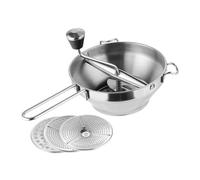 Angoily Presse-purée Manuel Acier Inoxydable Ustensile Portable pour Purée de Pommes de Terre et Fruits Outil de Cuisine Facile à Nettoyer Presser