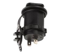 Angoily Prise Allume- 12v pour Voiture Prise De Voiture Adaptateur Chargeur USB Adaptateur Double USB Black