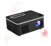 Angoily Projecteur LED Lumens Lecteur Multimédia Domestique Appareil De Projection Compatible avec Clés USB Et Cartes Mémoire Compact Et Facile à Transporter