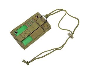 Angoily Protecteur Identité Oxford Rigide Porte-Cartes pour Badges Porte-Badge Identité Extérieur Petit