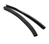 Angoily Protection de Bord Skateboard Pare-Chocs Auto-adhésive 35 Cm Noire, Bande Anti-Chocs en Acier et Silicone pour Planches de Surf, Skateboards et Longboards, Accessoires de Glisse