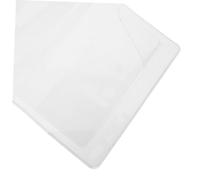 Angoily Protège Carnet Transparent Imperméable avec Housse et Poche Intérieure Protection Complète pour Étudiants et Bureau Couverture Claire pour Journaux et de Croquis