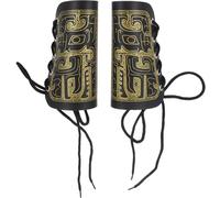 Angoily Protège-Poignet pour Cosplay Ajustable en Plastique et Corde en Coton, Accessoire Polyvalent pour Événements de Danse et Jeux de Rôle, Design Unique et Réaliste, 1 Paire