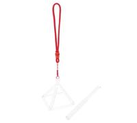 Angoily Pyramide Chantante en Quartz Blanc pour Contemplation Support de Percussion Créatif, Décoration Pyramidale et Accessoires de Musicothérapie Plusieurs styles