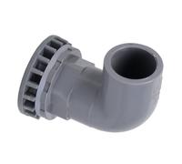 Angoily Raccord de Vidange pour Aquarium Coudé 90° en PVC, Raccord L | Connexion et Déconnexion Pratiques, Résistance à Corrosion, pour Tube D’alimentation en Eau et Arrosage