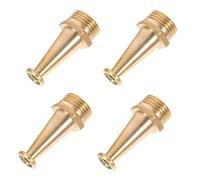 Angoily Raccord Extérieur en Cuivre 1/2 Pouce 4 Pièces - Buse de Pulvérisation pour Lave-auto et Irrigation de Jardin, Connecteur D’air Robuste pour Arrosage Extérieur et Extinction