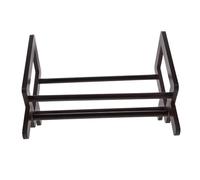 Angoily Rack de fichiers de Bureau en lisant des Stands Petite étagère à Livres bibliothèque de Table bibliothèque comptoir Supports Support de Lecture Bambou Brown