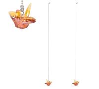 Angoily Rallonge de Chaîne pour Ventilateur de Plafond Origami, 2 Pièces | Breloque Perlée Élégante, Remplacement Facile, Convient aux Lampes de Table, Salons et Chambres, Finition Vintage Raffinée