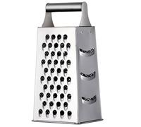 Angoily Râpe Multifonction en Acier Inoxydable Râpe à Légumes et Fromage 4 Faces Ustensile Cuisine Vertical Compatible Fruits et Légumes Lame Large Fixe Facile à Nettoyer Usage