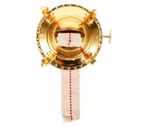 Angoily Régulateur de Lampe à Pétrole en Métal Doré Vintage Brûleur de Lampe à Huile Réglable Grosse Taille Socle 4 Griffes Compatible Accessoire Rétro pour Éclairage au Kérosène