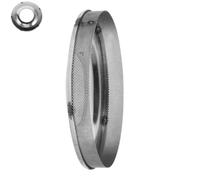 Angoily remplacement de l'écran de la barbe à papa maille tête de barbe à papa maison commerciale Tamis à mailles de 4 pouces Silver