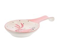 Angoily Repose-Cuillère en Céramique Alimentaire Porte-Cuillère Délicat Motif Imprimé Support Cuisine Résistant à L’Usure Petit Format pour Usage Quotidien et Décor de Table Élégant