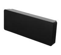 Angoily Réveil Numérique LED Multifonction à Grand Affichage Horloge Électronique de Bureau Rectangulaire Noire Affichage Vocal Température Horloge de Table sans Pile pour Chambre et