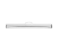 Angoily Rideau Enrouleur Isolant Pvc Transparent 45 Cm X 3 M pour Congélateur et Vitrine Réfrigérée, Protection Anti-poussière et Conservation Alimentaire, Store Coulissant Cuisine