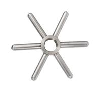 Angoily Rince-tasse Acier Inoxydable Robuste Tête de Rinçage Stable Nettoyeur Pratique pour Bar et Café