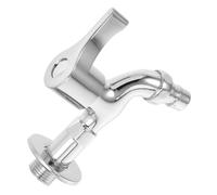 Angoily Robinet à Levier Unique Eau Froide Rallongé avec Mécanisme Ouverture Rapide Adapté Lave Linge Salle de Bain Jardin Installation Murale Facile