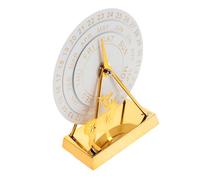 Angoily Rotating Desk Calendar With Wooden Circular Dial Manual Perpetual Calendar Metal Base For Home Office Rustic Minimalist Date Tracker Gift