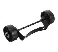 Angoily Roue de Rechange pour Chauffage à Gaz de Parasol Petite Roue Pratique en Fer et Plastique Pièces de Rechange pour Chauffage Extérieur Mobile Chariot de Terrasse Facile à