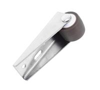Angoily Roulette à pour Porte Coulissante Meuble Roue Fixe Caoutchouc Tpe Résistante et Silencieuse Support Affaissement pour Armoire et Montage Vertical ou Latéral Usage Diy