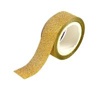 Angoily Ruban Masking Tape Pailleté Doré Autocollants Washi Tape Créatifs pour DIY Décoration Albums Carnets et Bricolage Au Bureau École
