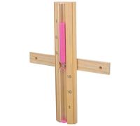 Angoily Sablier pour Sauna 15 en Verre Rose Résistant à la Chaleur Minuterie Traditionnelle en Bois 284X55X3 CM Accessoire de Spa pour Gestion Précise du Temps et Sécurité Améliorée