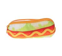 Angoily Sac à Crayons Forme de Hot Dog Organisateur de Fournitures Scolaires Étui à Stylos Multifonctionnel pour Filles Garçons Capacité pour Rentrée Scolaire Les Activités Artistiques