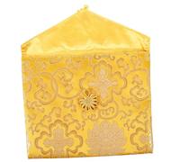 Angoily Sac De Rangement des Écritures Bourse Biblique Poche Petit Sac en Tissu pour Le Livre des Écritures Support d'emballage De Livre De Stockage Sacs D'écritures Jaune Chiffon