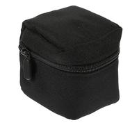 Angoily Sacoche Antichoc pour Objectif D'appareil Photo Portable Rembourrée, Étui De Protection Compact pour Lentilles, Rangement Voyages, Couleur Noire