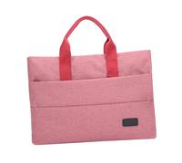 Angoily Sacoche Oxford pour Ordinateur Portable Ultra Mince et Résistante à Usure pour Femmes à Documents Élégant Rose