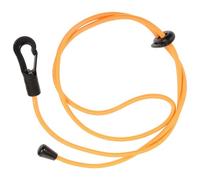Angoily Sangle de Kayak Anti-Perte Jaune, Corde Élastique de Sécurité pour Pagaie, Laisse Extensible pour Kayak et Canoë, Accessoire Plein Air pour Fixation Paddle, Équipement Nautique