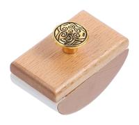 Angoily Sceau Absorbant en Bois à Bascule pour Stylo-Plume, Tampon Buvard Papier Absorbant, Outil Séchage Rapide Adapté à Peinture et Écriture sur Bureau