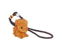 Angoily Sculpture Cheval Miniature Bois Statuette Animaux Décorative Intérieure Figurine Cheval Bureau Petite Statue Zodiaque