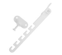 Angoily Serrure de Sécurité Fenêtre avec Limiter et Crochet Long Verrouillage Renforcé pour Portes et Fenêtres Blocage Ouverture Sécurisé pour Garçon Fille Compatible Blanc