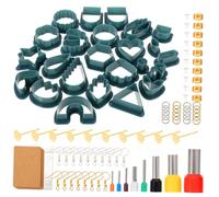 Angoily Set de Cutters Argile Polymère pour Fabrication Bijoux DIY Moules Découpe Earrings et Poterie Outils Tranchants pour Artisanales