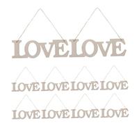 Angoily Set de Découpes Non Forme Amour pour Décorations Diy Saint Valentin Tranches de Polies Sans Écharde Matériel Créatif pour Artisanat et Loisirs Manuels