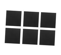 Angoily Set de Notes Adhésives Noires avec Stylo Blanc Autocollants Mémo Bureau et Maison Design Simple Adhésif Fort pour Prise de Notes et Listes Usage Longue Durée