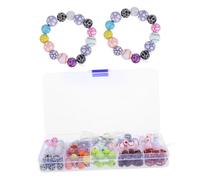 Angoily Set de Perles Acryliques Thème Sportif pour Fabrication de Bijoux Ballons Football Basketball Rugby pour Bracelets et Colliers Diy Perles de Sport pour Création de Bijoux