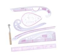 Angoily Set de Règles de Couture Précises pour Vêtements Outils de Dessin et Découpe Flexibles pour Création et Patronage