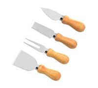 Angoily Set de Ustensiles à Fromage Acier Inoxydable Couteaux et Spatule Multi-usage pour Pâtisserie et Plateau Fromage Outils de Cuisson Portables pour Beurre et Crème