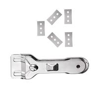 Angoily Set Grattoirs Céramique sans Rayure pour Plaque Vitrocéramique Outils Nettoyage Verre et Plaques Induction Lame pour Enlever Autocollants et Saletés