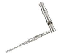 Angoily Sifflet de Dressage Canin en INOX Léger et Compact, Sifflet de Randonnée et Camping, Outil D’éducation Silencieux pour Chien D’extérieur