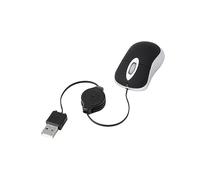 Angoily Souris USB Filaire Compacte Et Portable Mini Souris Optique Ergonomique pour Ordinateur Portable Et Bureau Design Élégant Grip Confortable Compatible
