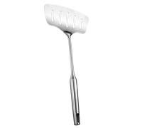 Angoily Spatule à Poisson Ajourée Pelle à Pizza Large en Acier Inoxydable Bord Fin et Flexible Ustensile Cuisine et Cuisson Délicate pour Fruits de Mer