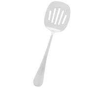 Angoily Spatule Ajourée en Acier Inoxydable pour Buffet, Pelle à Fentes Professionnelle pour Service Alimentaire, Ustensile Cuisine Polyvalent Barbecue et Restauration, 1 Pièce