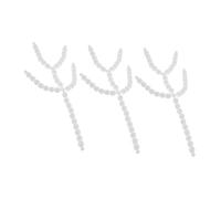 Angoily Squelette Poupée Articulé 3 Pièces Rotules Mobiles en Plastique 20mm Compatible Différentes Tailles De Poupées pour Projets De Loisirs Créatifs