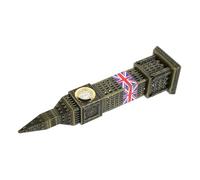 Angoily Statue Big Ben Vintage Ornement Collectible Figurine Architecture Londonienne Décoration Bureau Maison Souvenir