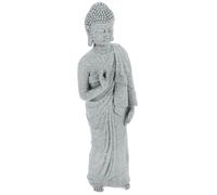 Angoily Statue de Bouddha en Pierre Sable Vert pour Aquarium, Décoration Chinoise, Figurine D’Aquarium Posture Debout Main Droite, Ornement pour Jardin et Bureau, Art Décoratif Aquatique