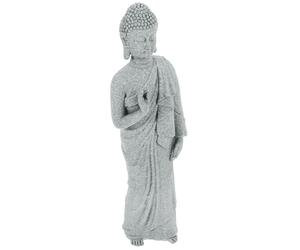 Angoily Statue de Bouddha en Pierre Sable Vert pour Aquarium, Décoration Chinoise, Figurine D’Aquarium Posture Debout Main Droite, Ornement pour Jardin et Bureau, Art Décoratif Aquatique