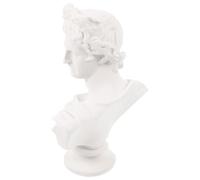 Angoily Statue Moderne Résine Blanche, Décoration en Murale Buste et Élégante ou Ornement Créatif et Simple pour Maison Salon ou Bureau